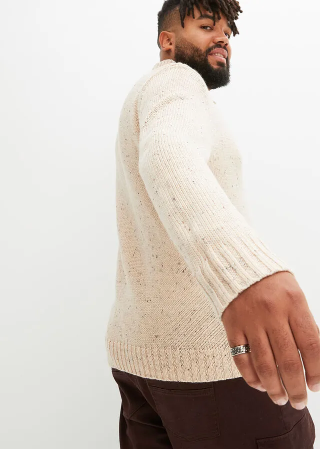 Marled Beige Jersey