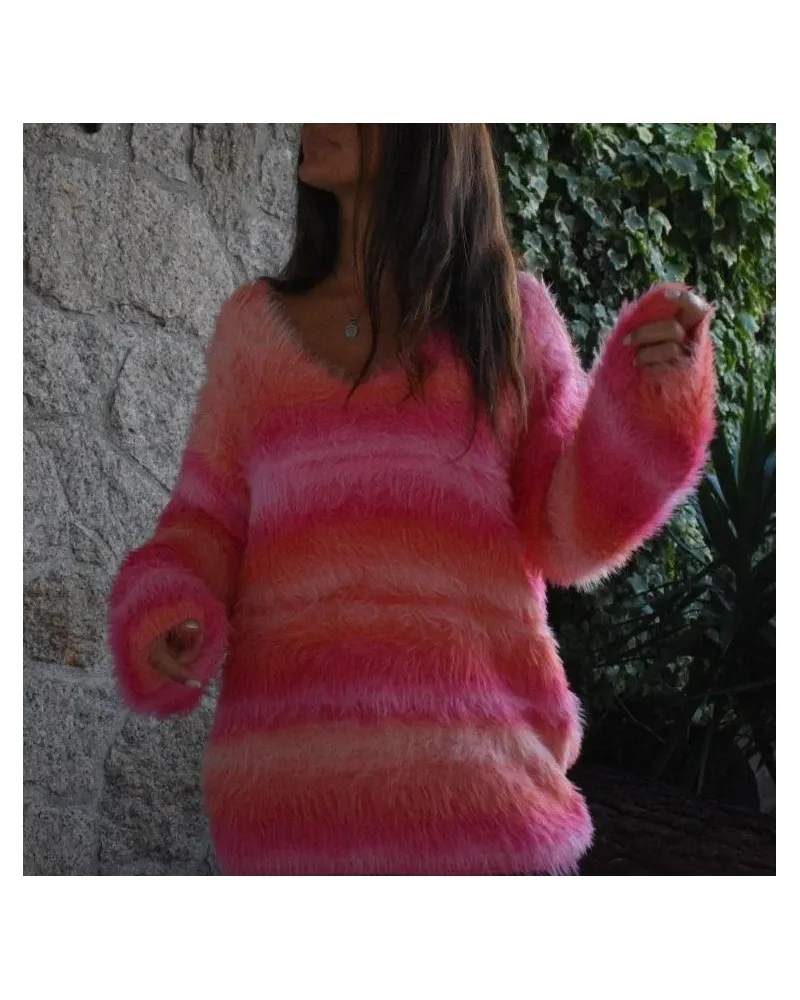 Pink degradé jersey top NDBshoponline